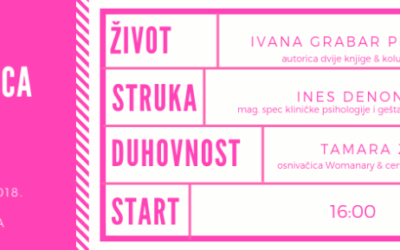 Pozivamo vas da nam se pridružite na parlaonici koja će na jednom mjestu spojiti život, struku i duhovnost